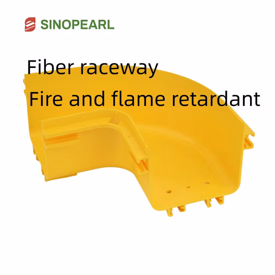 Personalizza il vassoio per cavi ottico giallo del vassoio per cavi di plastica del PVC di prezzi bassi della fabbrica 60mm 120mm 240mm 600mm