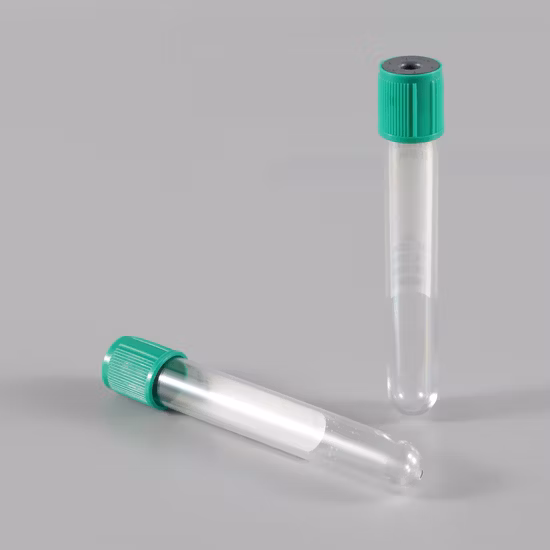 Provetta per la raccolta del sangue del siero sotto vuoto con tappo viola in plastica monouso PP/Pet/vetro per ospedale medico, citrato di sodio, 5 ml K2 K3 EDTA