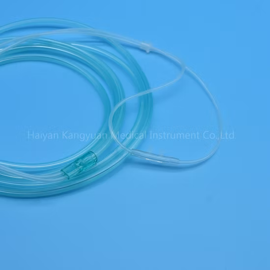 Tubo nasale per ossigeno monouso in PVC con punte morbide